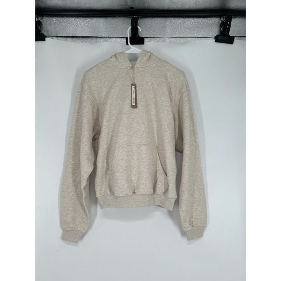 SKIMS Tops - SKIMS Cotton Fleece Classic Pullover Hoodie Oatmeal Heather Sweatshirt Small